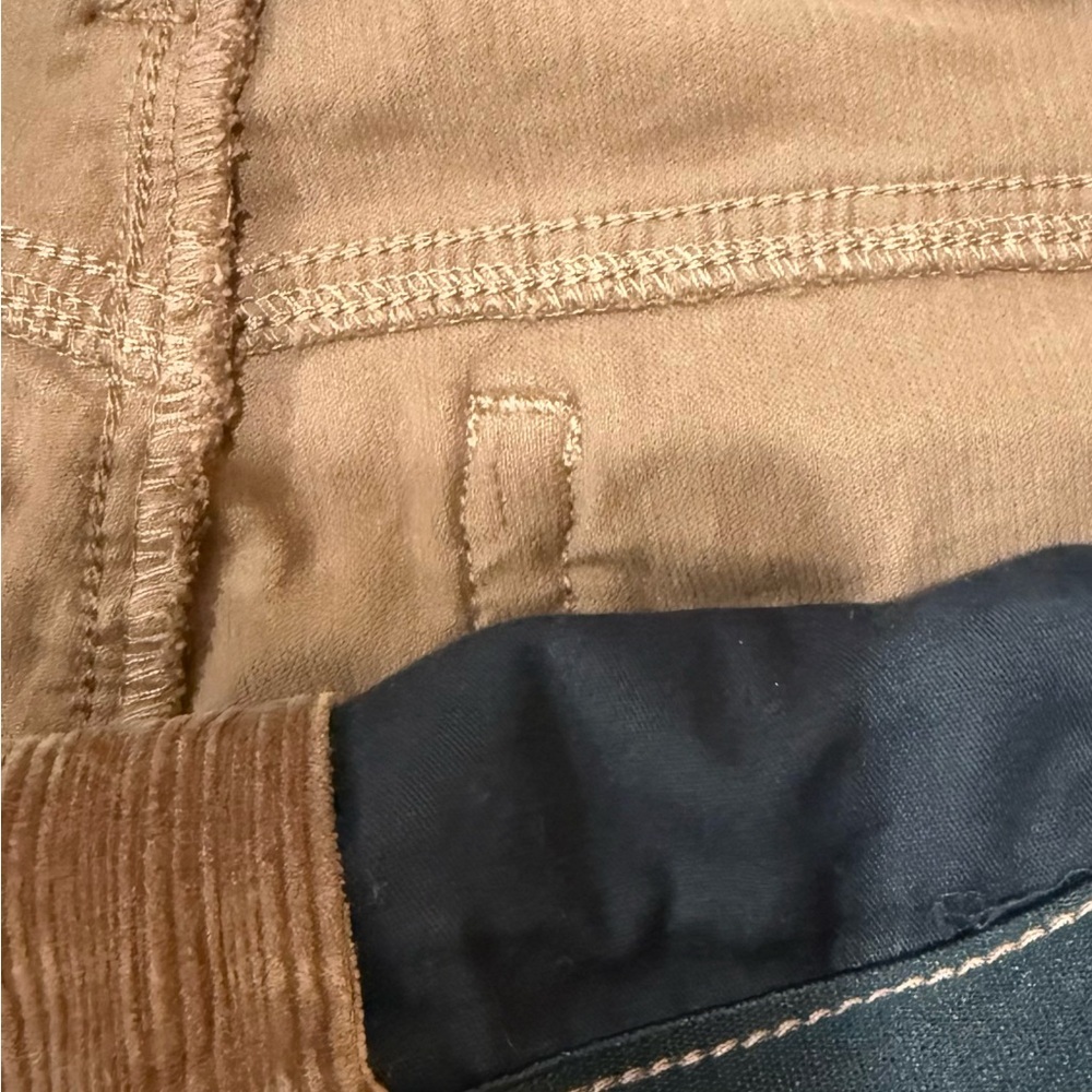Democracy Brown Corduroy Ab Solution Pants Classic Straight-Leg Size 12 - Picture 11 of 12